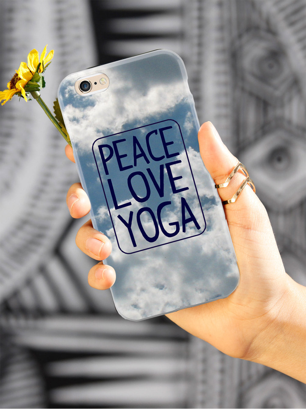 Peace, Love, Yoga Case