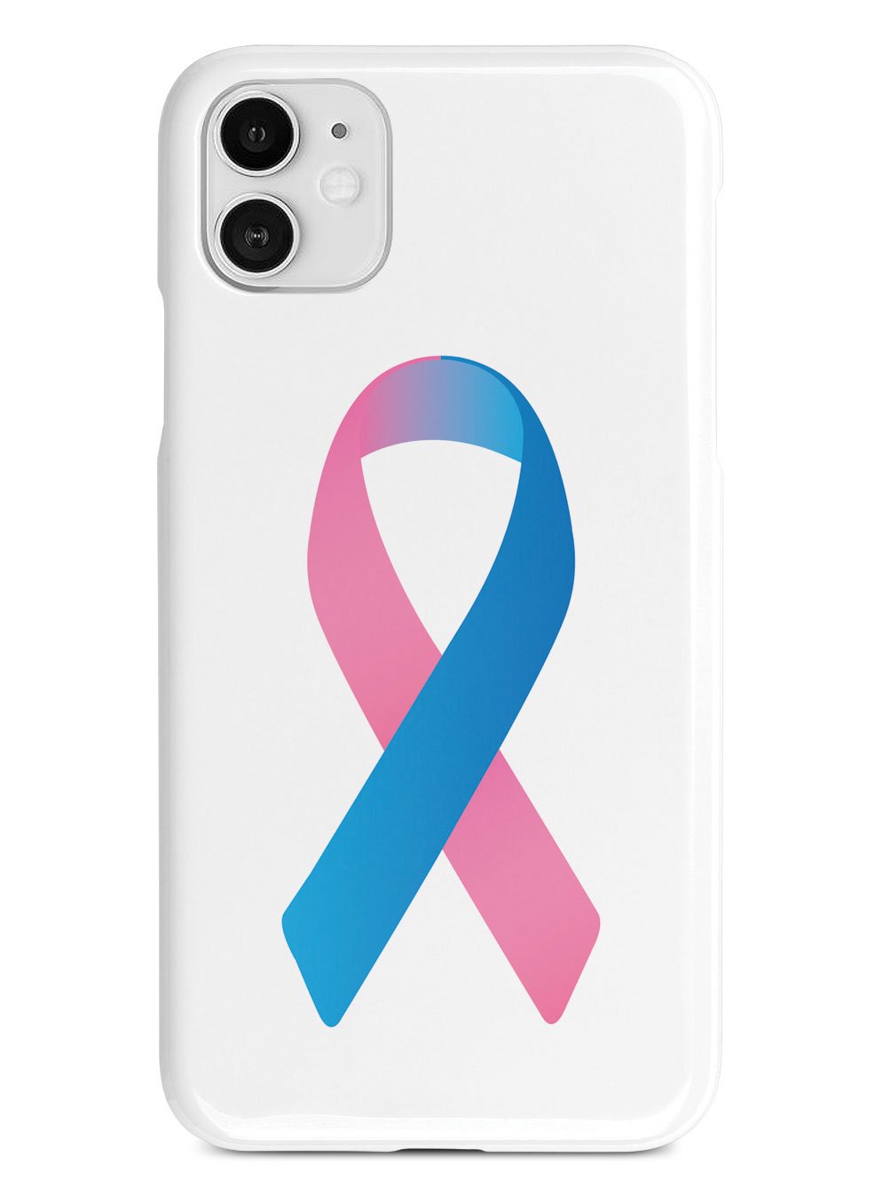 Pink & Blue Awareness Ribbon Case