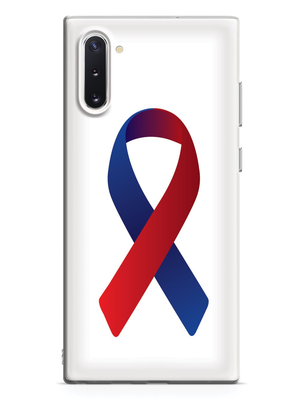 Red & Blue Awareness Ribbon Case