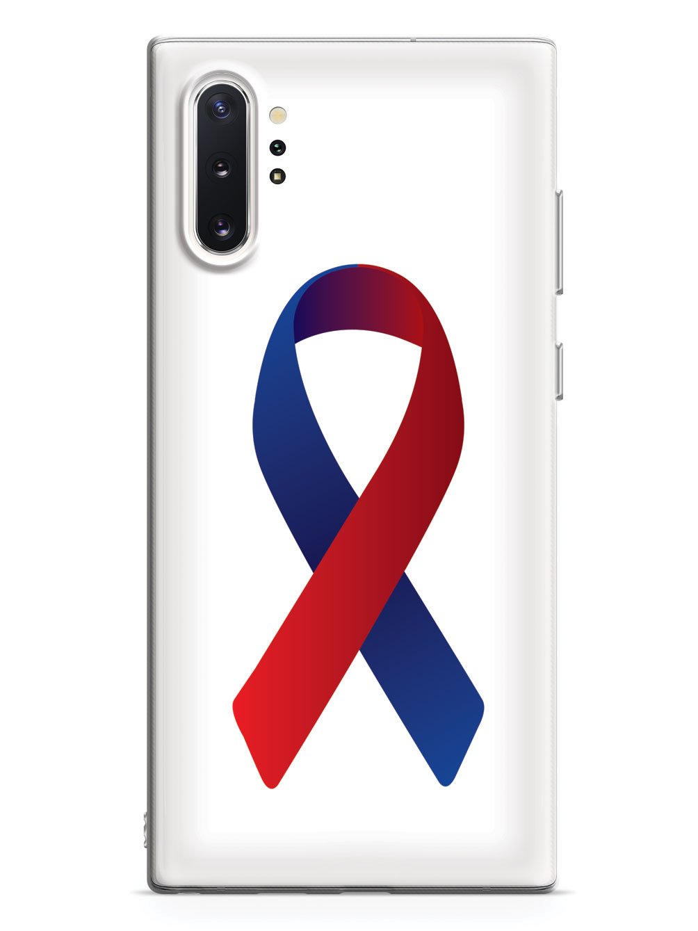 Red & Blue Awareness Ribbon Case