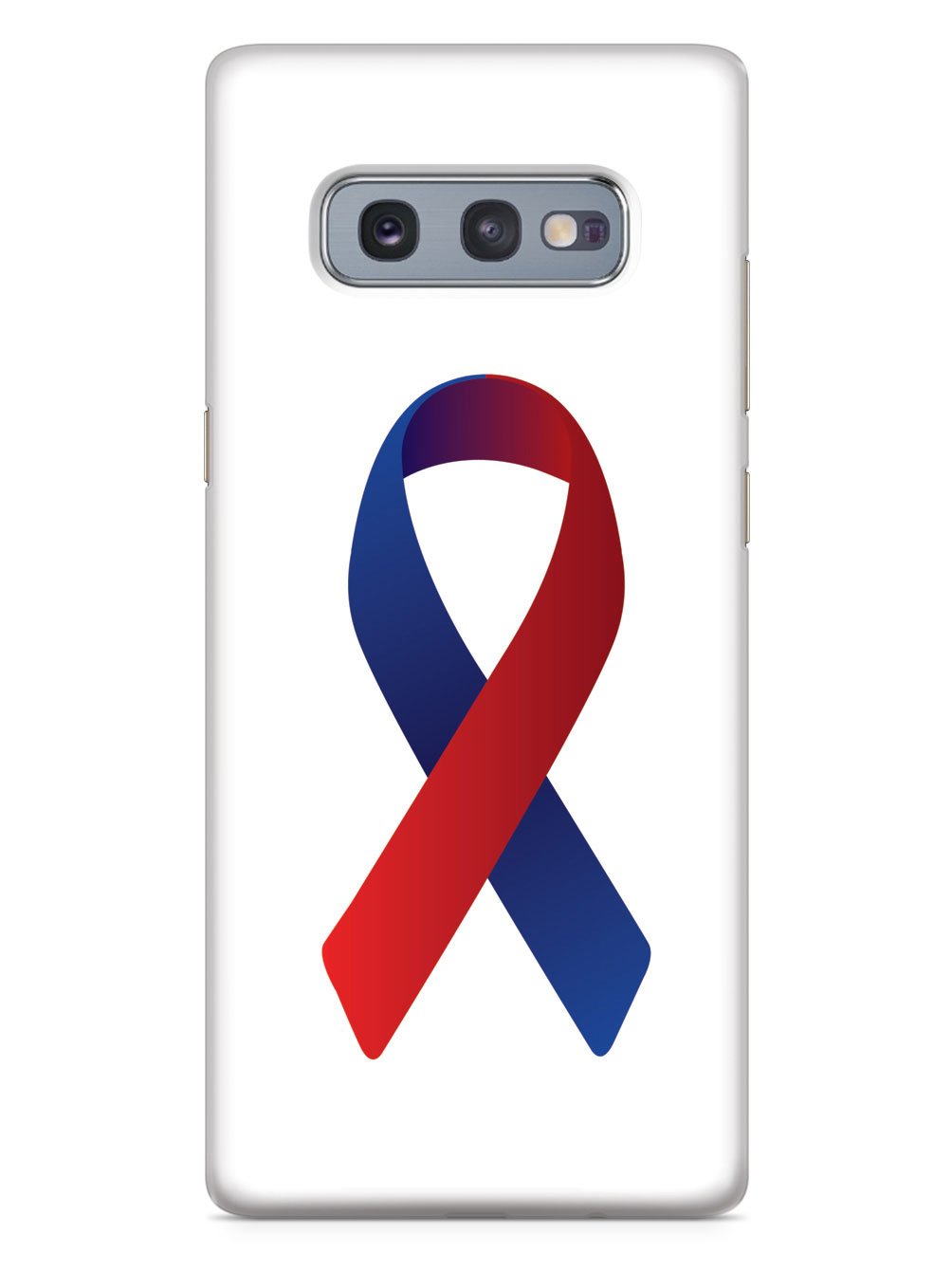 Red & Blue Awareness Ribbon Case