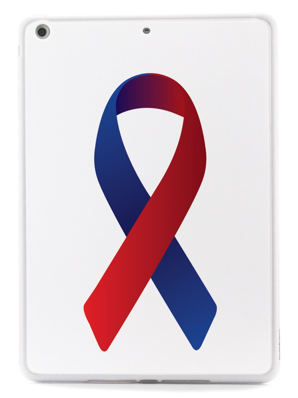 Red & Blue Awareness Ribbon Case