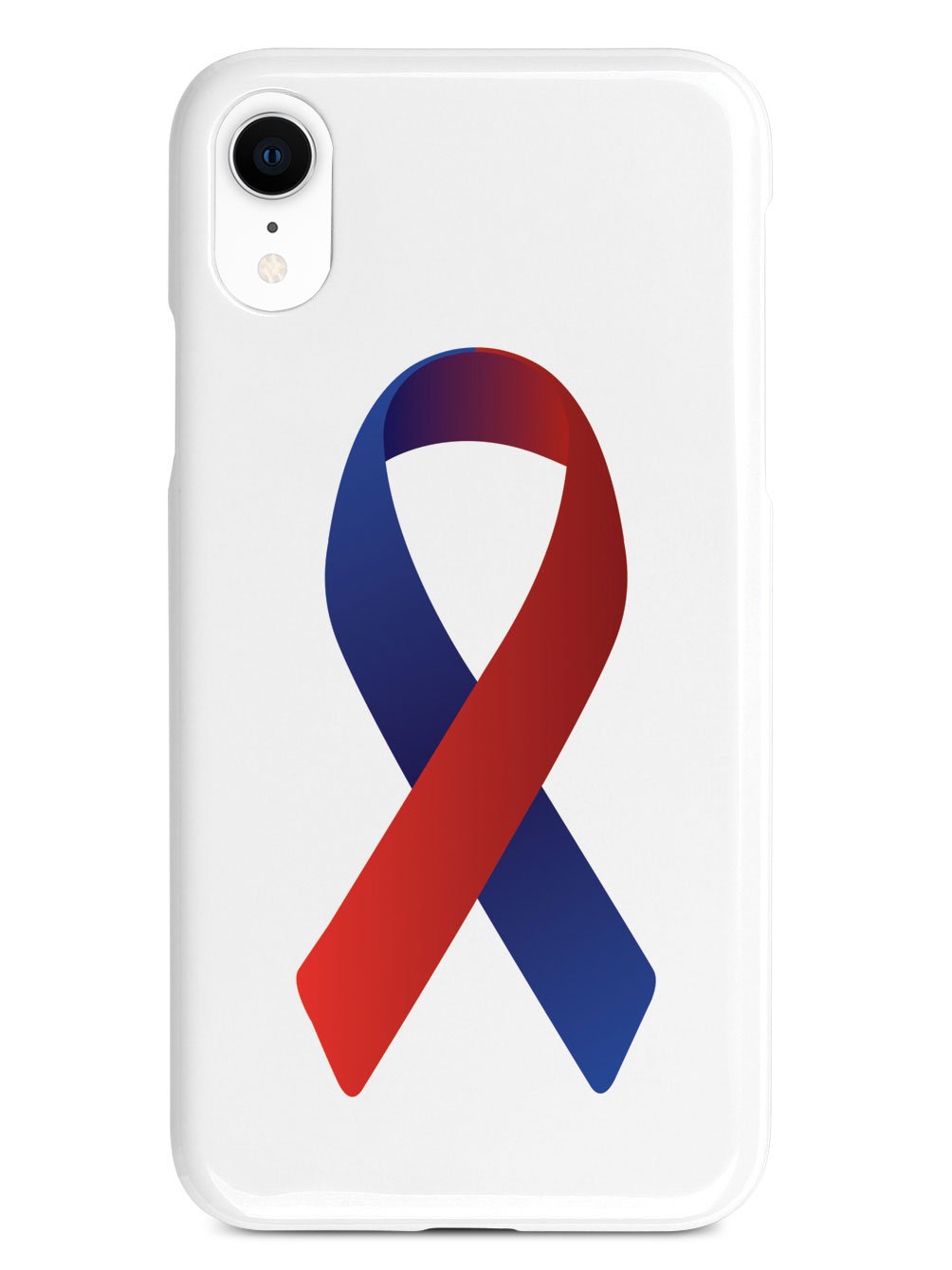 Red & Blue Awareness Ribbon Case
