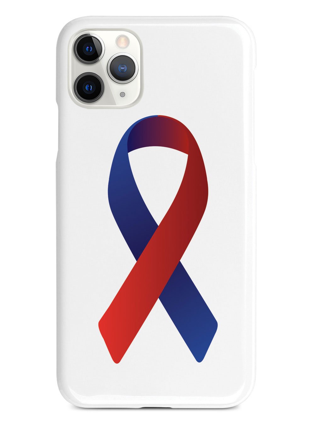 Red & Blue Awareness Ribbon Case