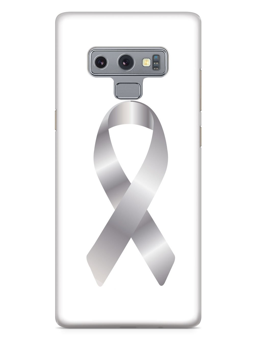 Silver Awareness Ribbon Case