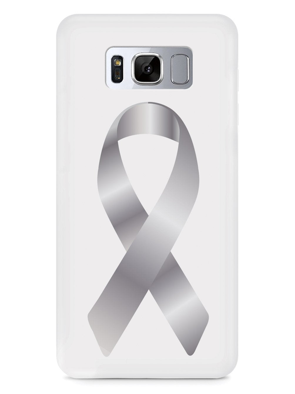 Silver Awareness Ribbon Case