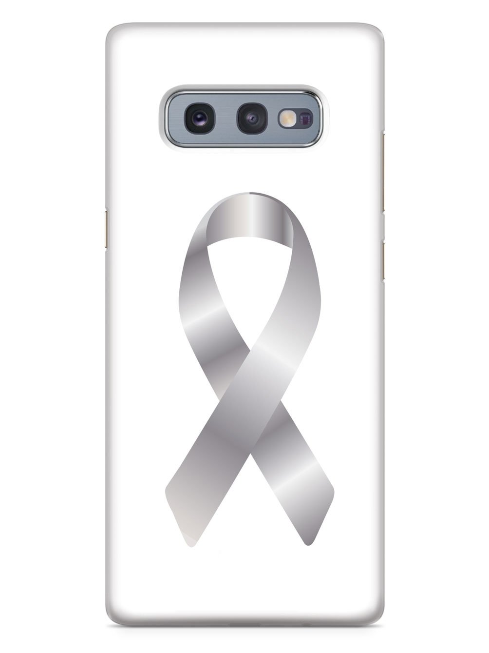 Silver Awareness Ribbon Case