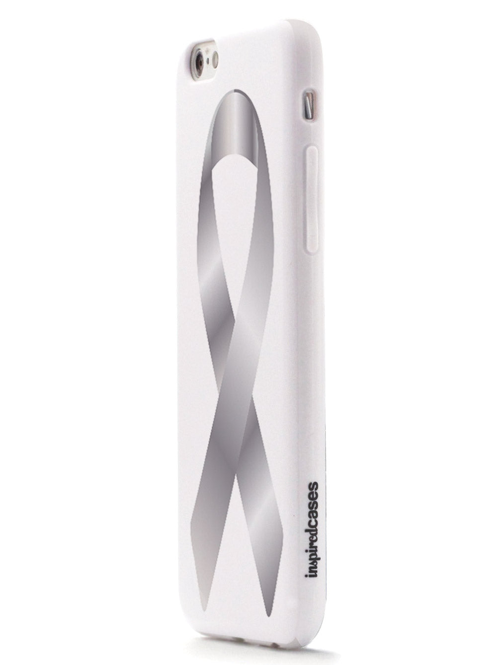 Silver Awareness Ribbon Case