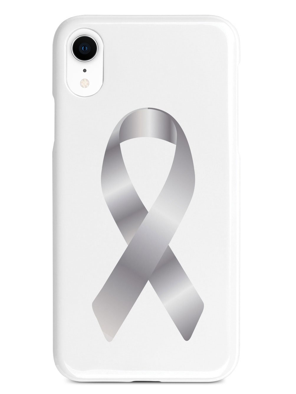 Silver Awareness Ribbon Case