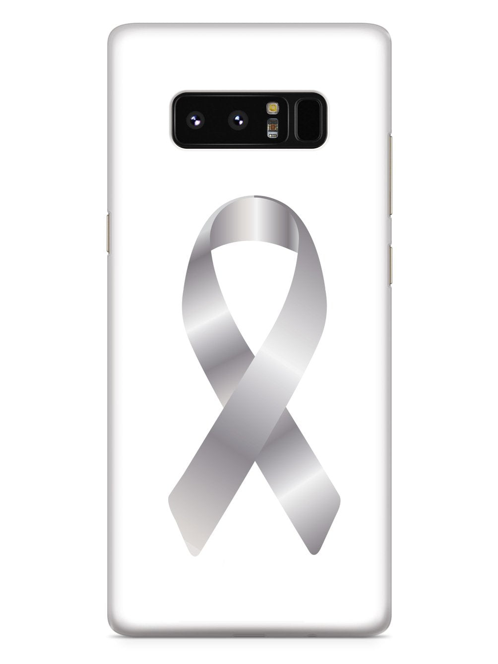 Silver Awareness Ribbon Case