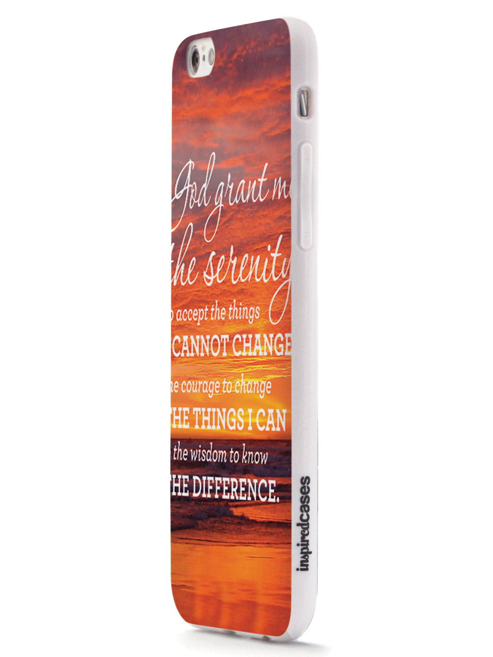 Serenity Prayer Sunset Background Inspirational Quote Case