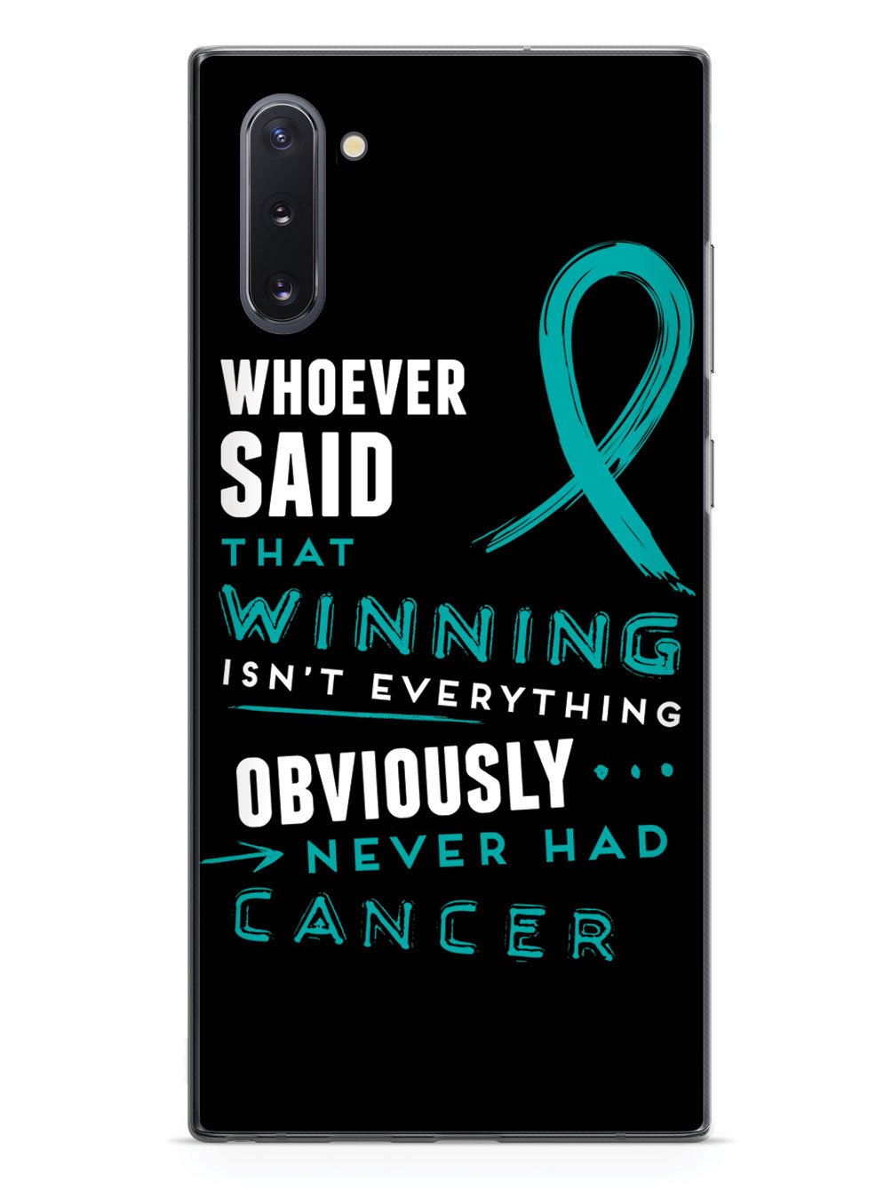 Winning is Everything - Cancer Awareness Teal Case