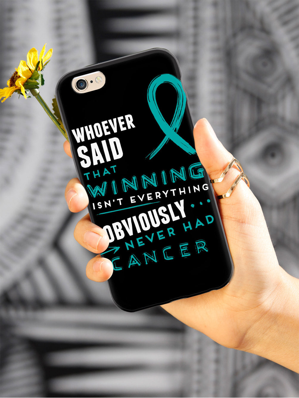 Winning is Everything - Cancer Awareness Teal Case