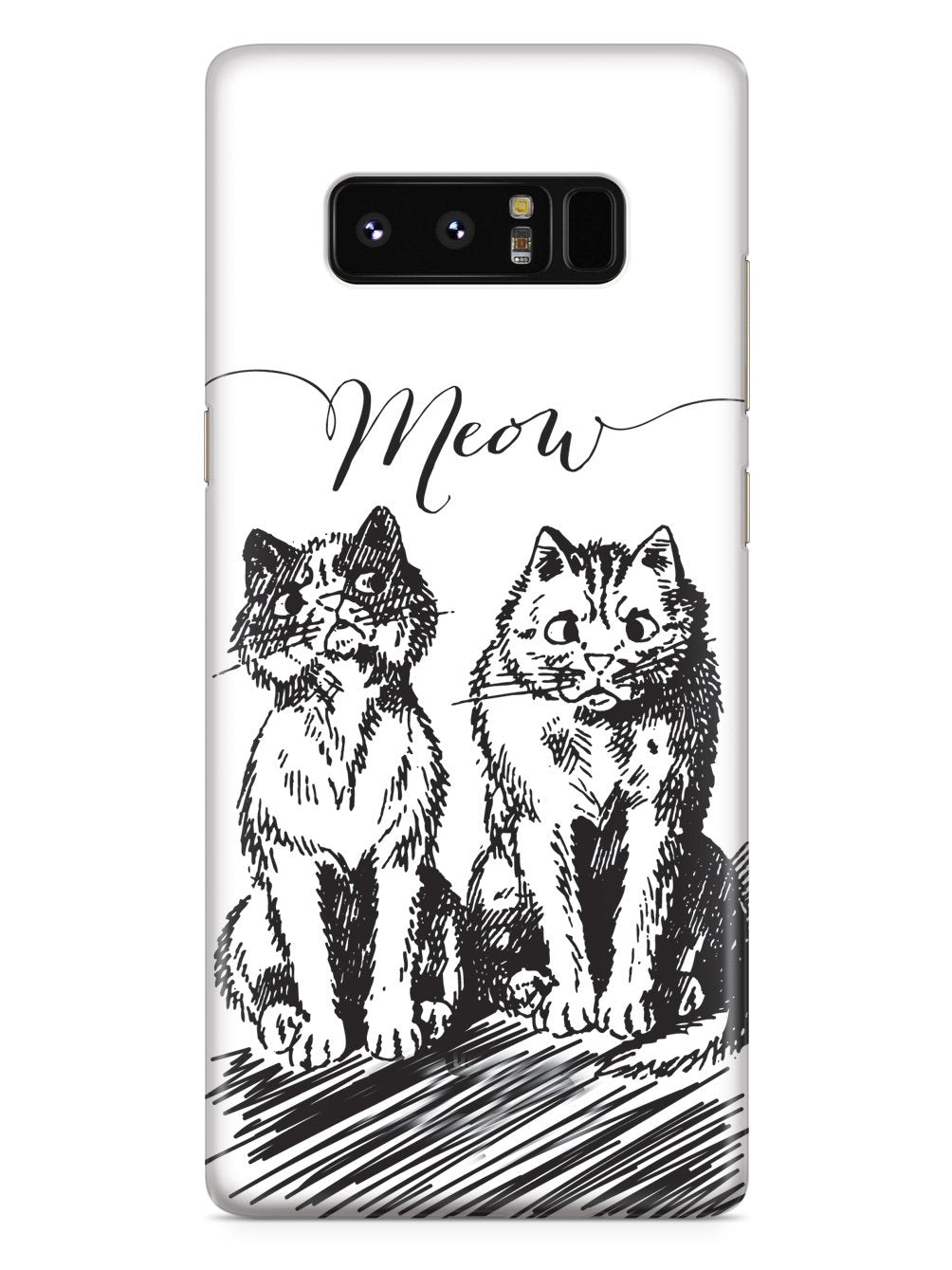 Meow! Sketchy Kitties Cat Case