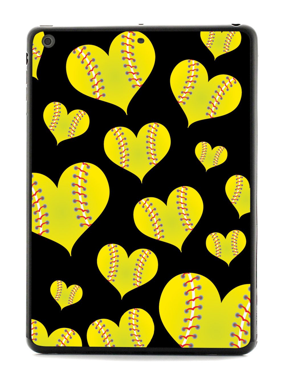 Softball Heart Pattern Case