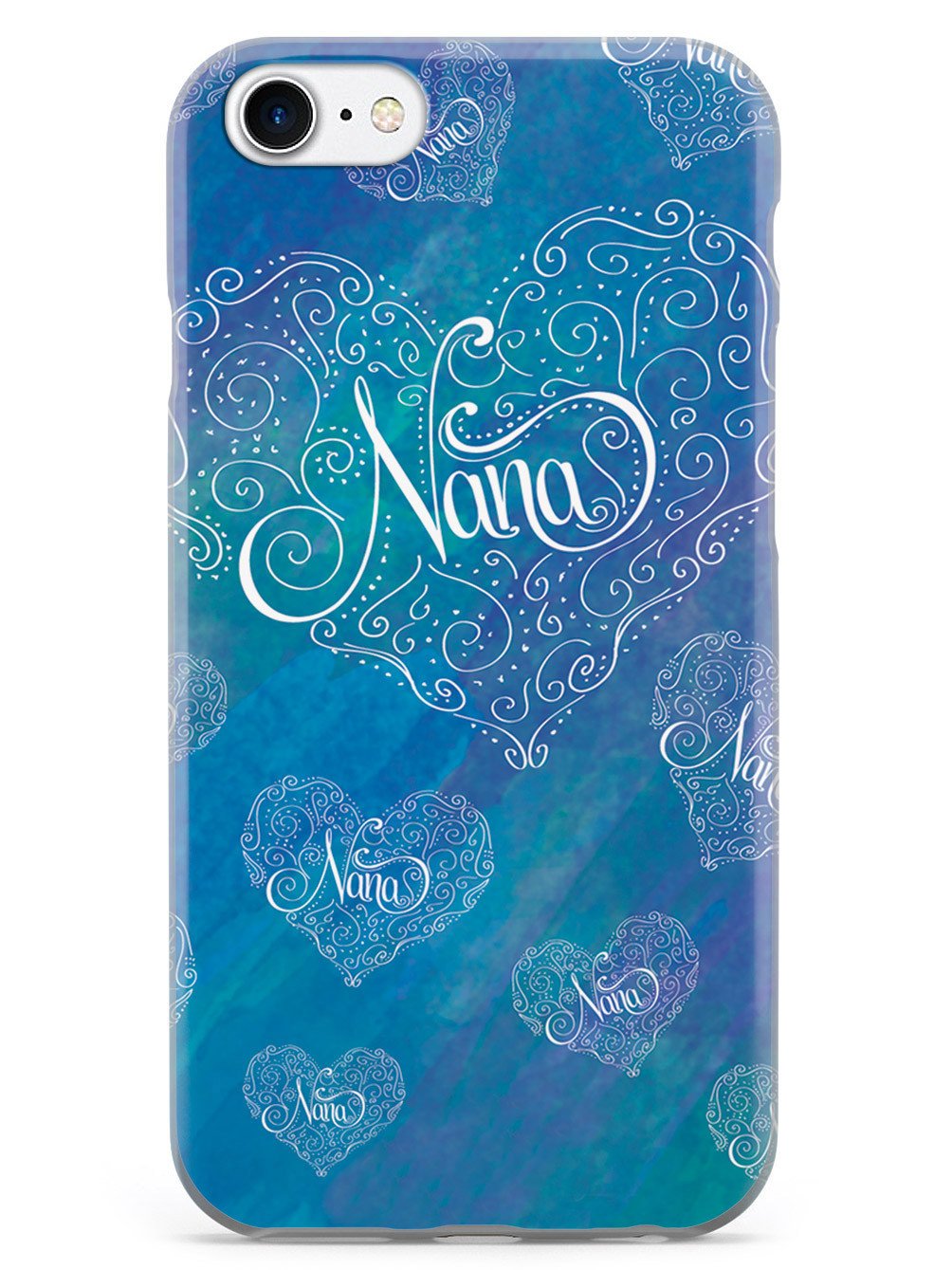 Nana - Blue Doodle Design Case