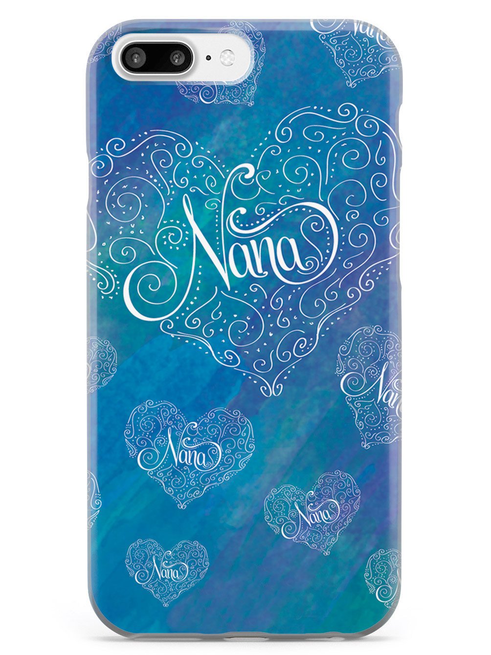 Nana - Blue Doodle Design Case