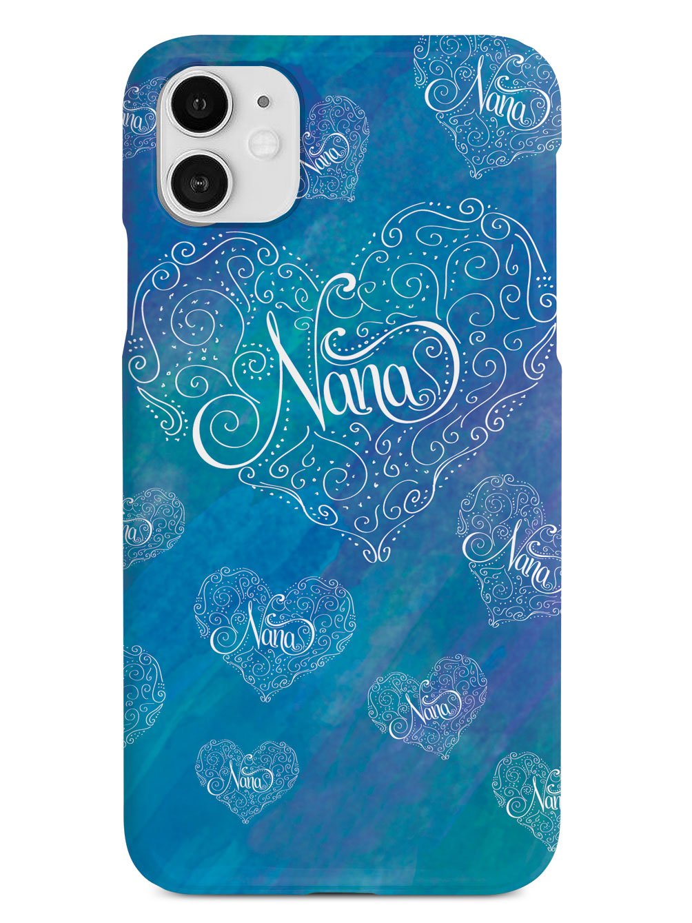 Nana - Blue Doodle Design Case
