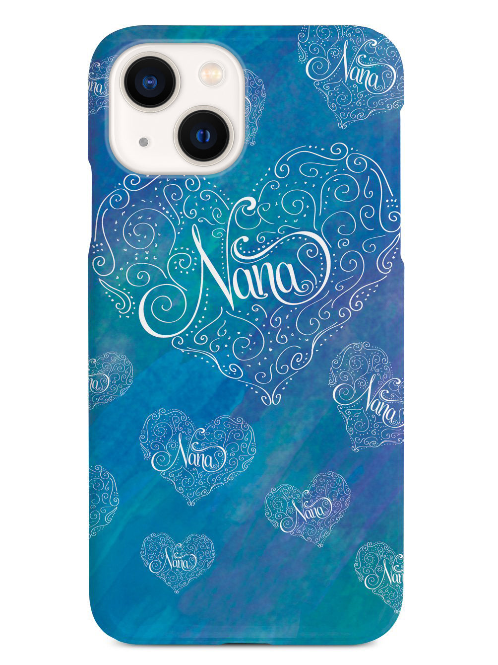 Nana - Blue Doodle Design Case