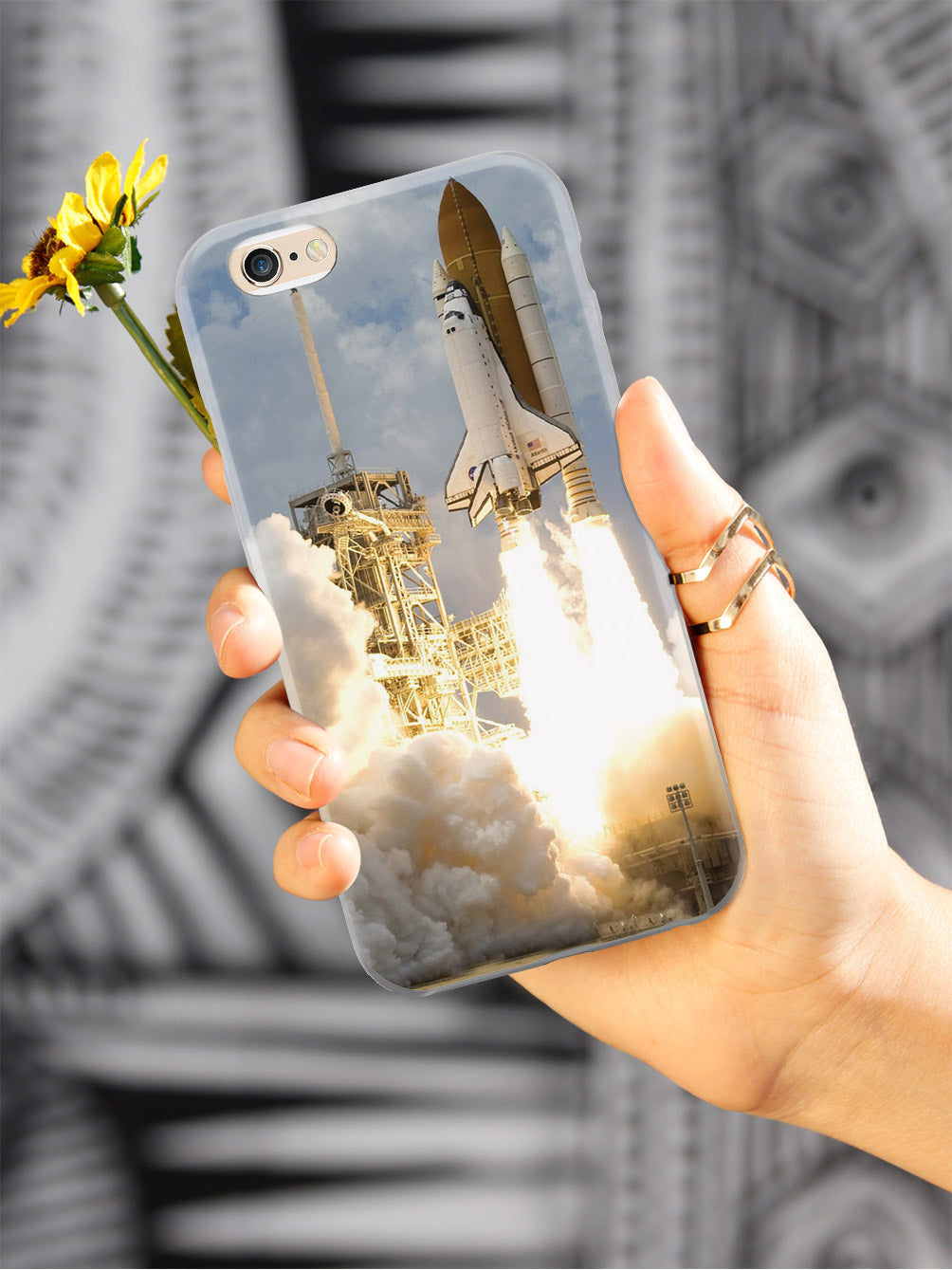 Rocket Launch Space Shuttle Take off! Case