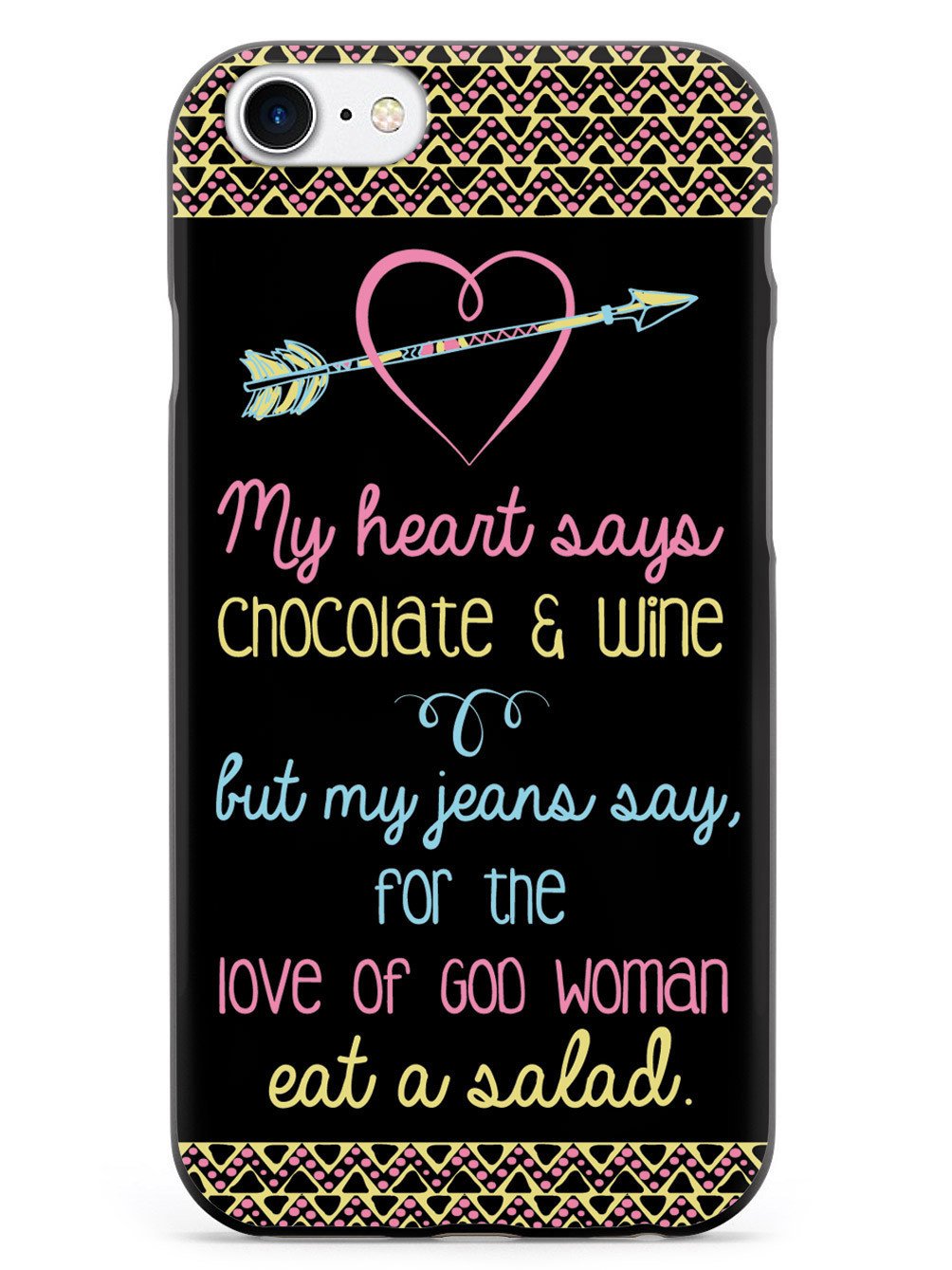 My Heart says Chocolate & Wine Case
