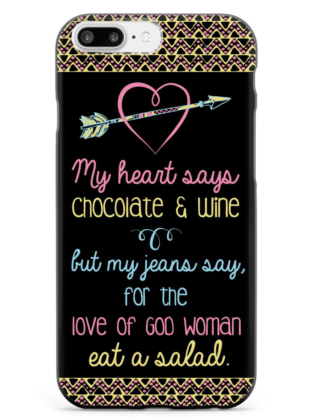 My Heart says Chocolate & Wine Case