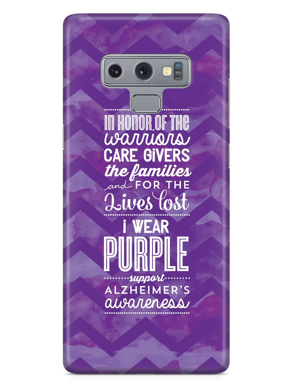 I Wear Purple - Alzheimer's Awareness Support Case