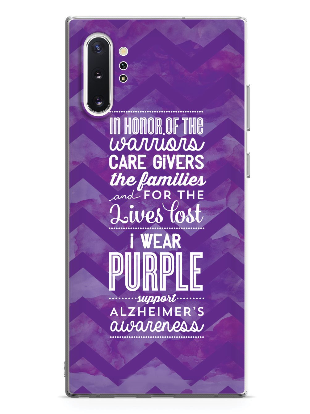 I Wear Purple - Alzheimer's Awareness Support Case