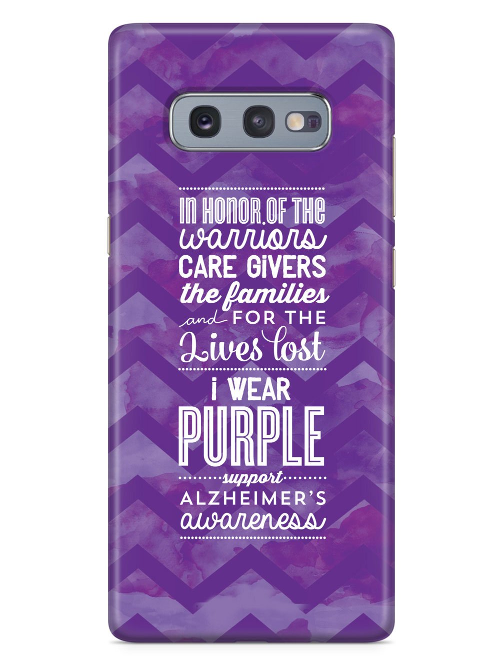 I Wear Purple - Alzheimer's Awareness Support Case