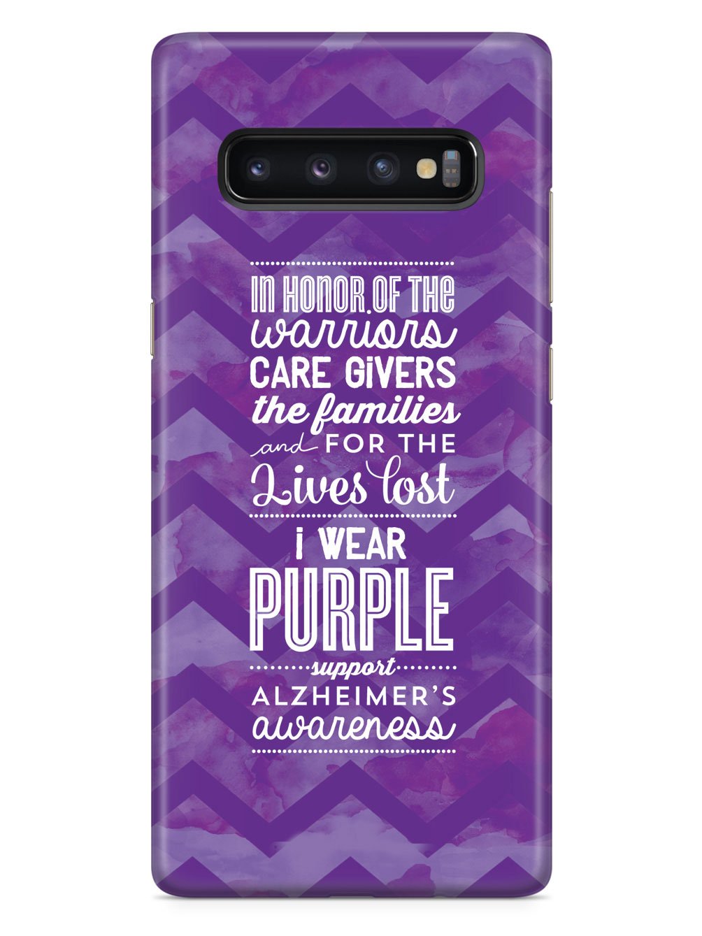 I Wear Purple - Alzheimer's Awareness Support Case