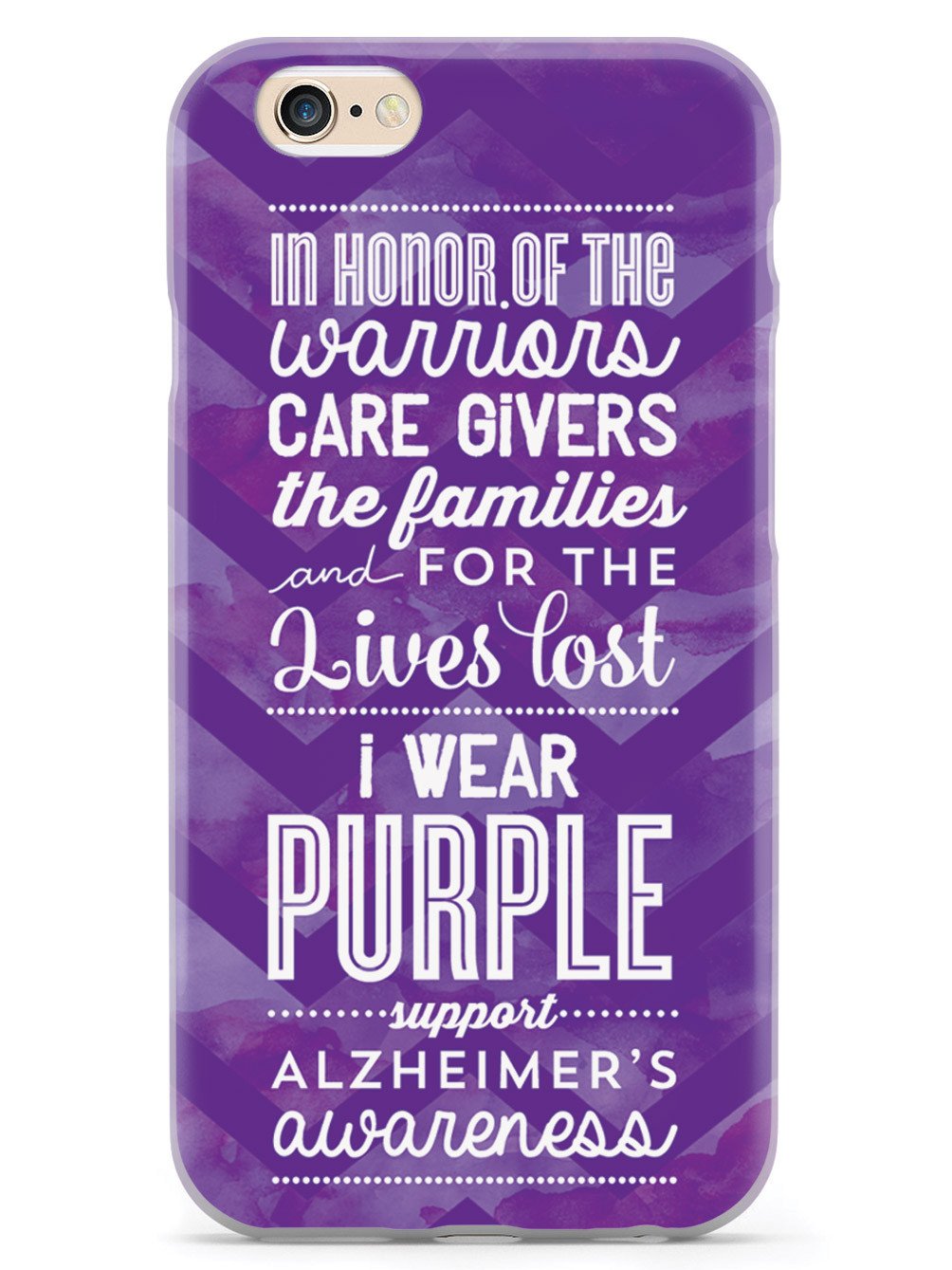 I Wear Purple - Alzheimer's Awareness Support Case