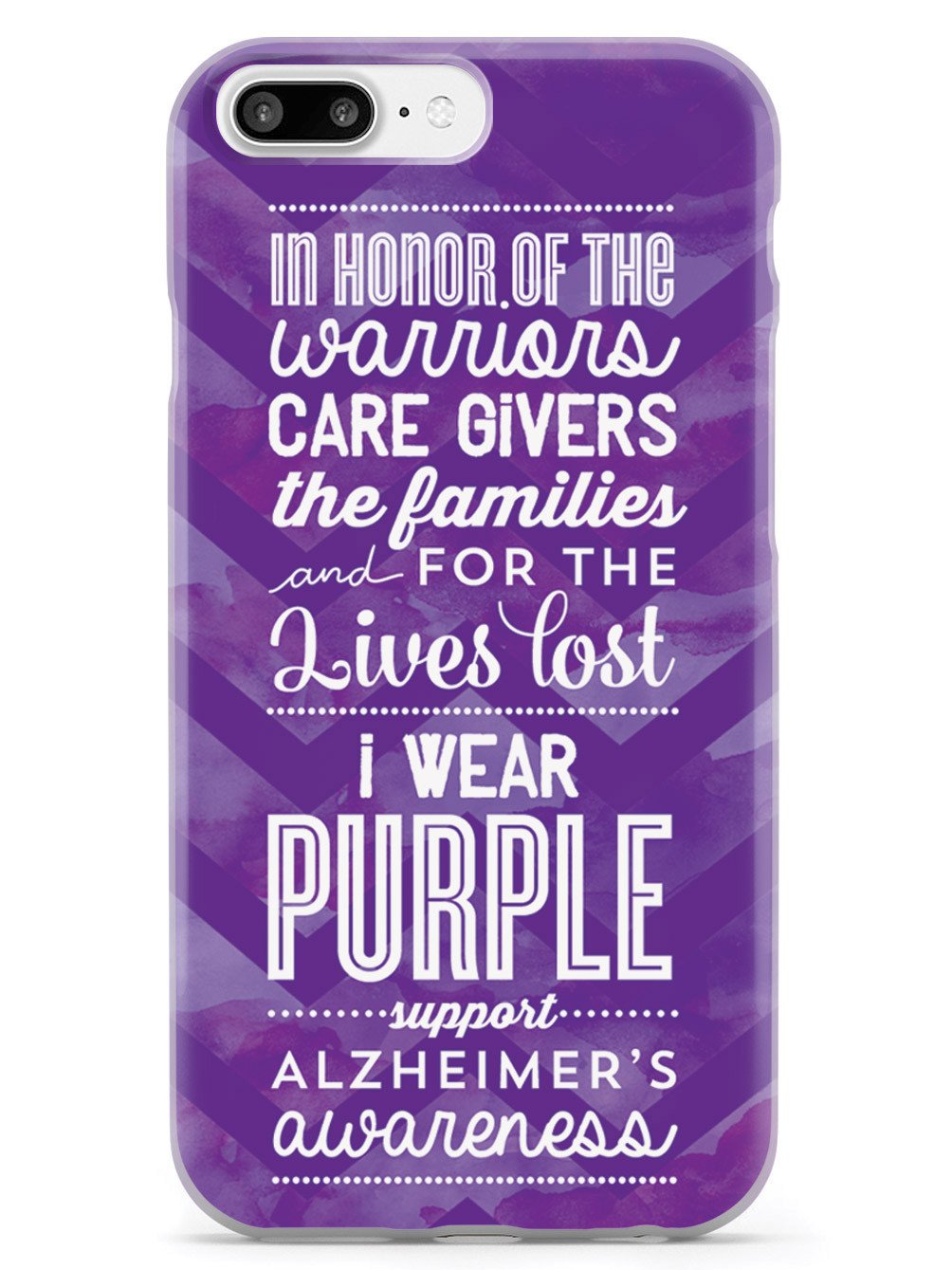 I Wear Purple - Alzheimer's Awareness Support Case