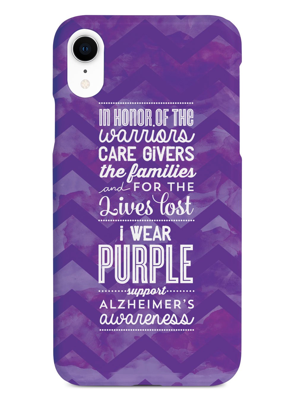 I Wear Purple - Alzheimer's Awareness Support Case