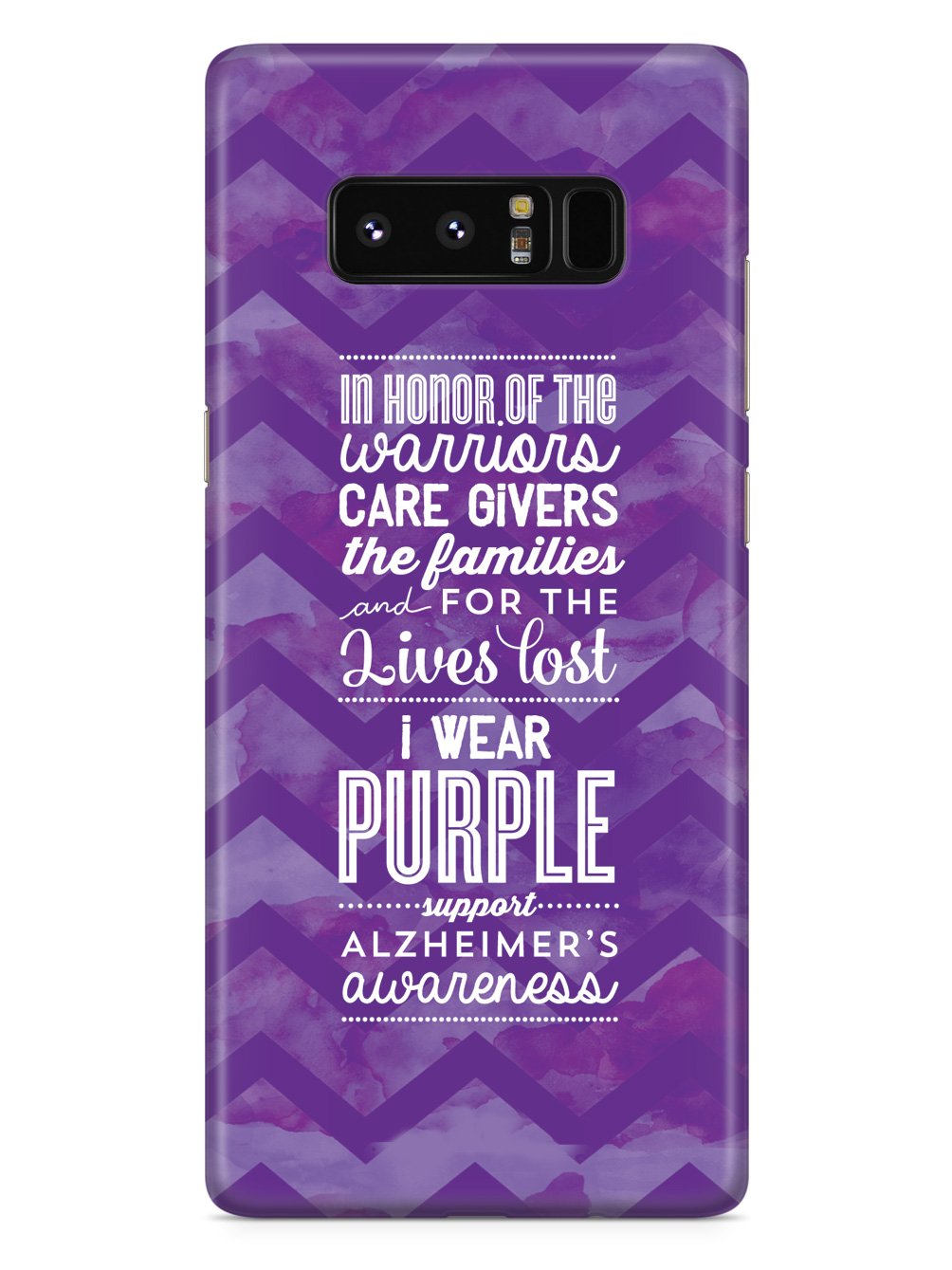 I Wear Purple - Alzheimer's Awareness Support Case