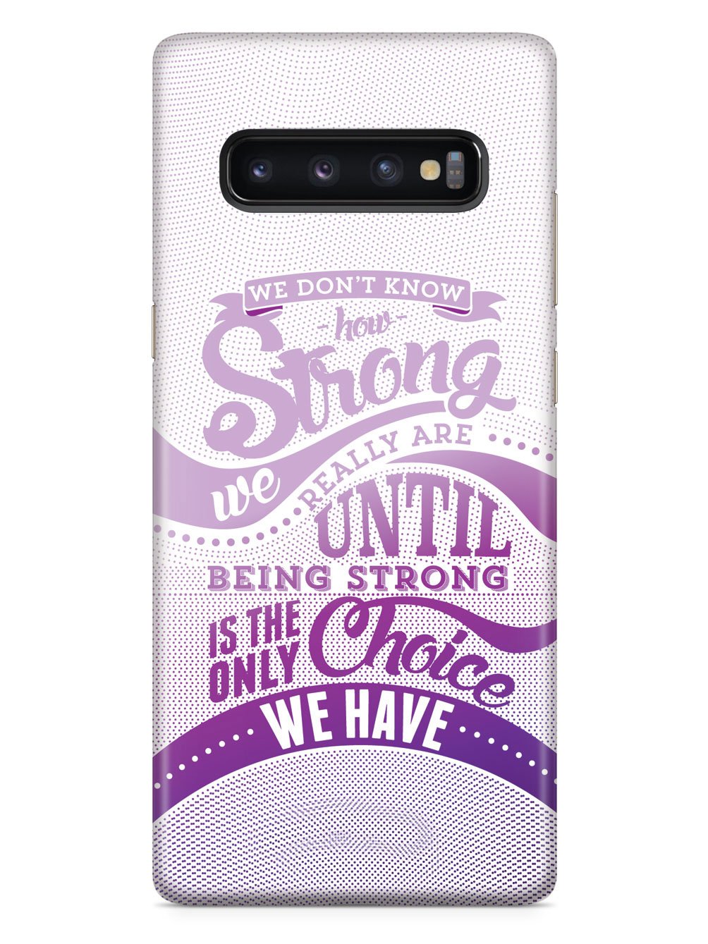 How Strong - Purple Awareness/Support Case