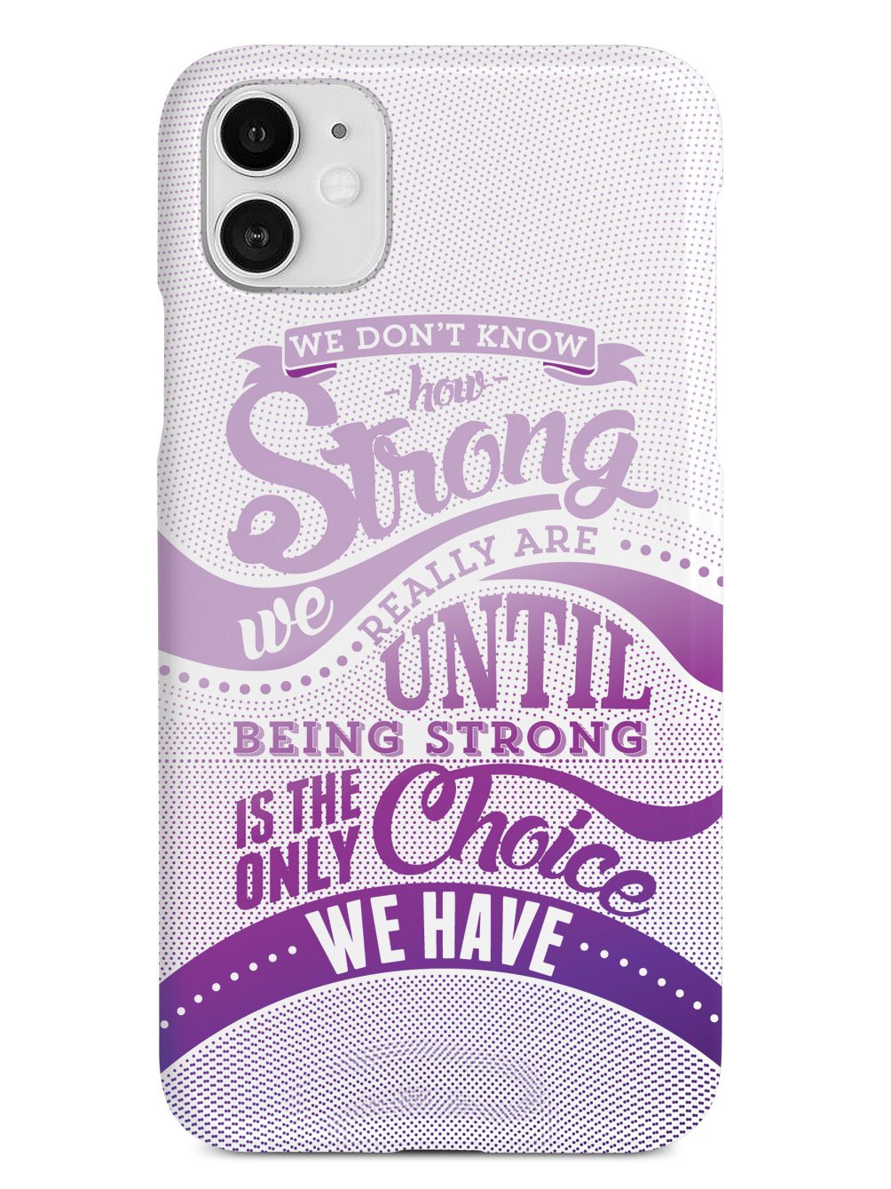 How Strong - Purple Awareness/Support Case