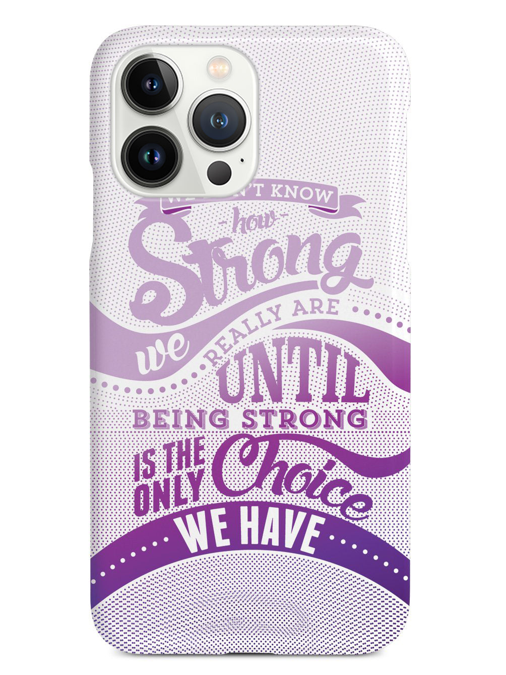 How Strong - Purple Awareness/Support Case