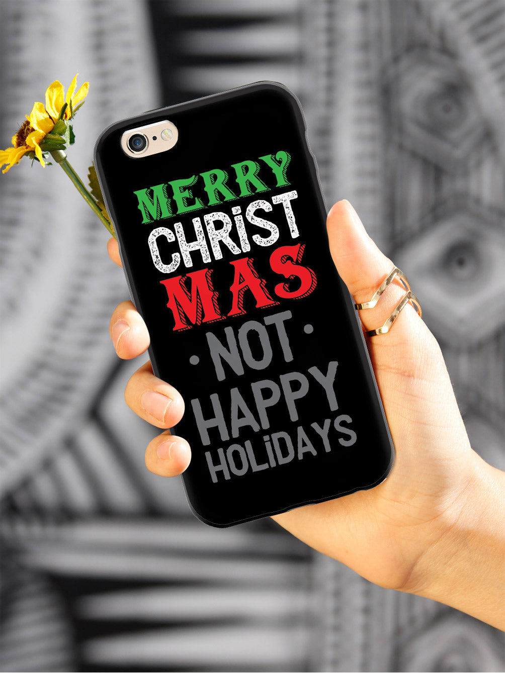 It's Merry Christmas not Happy Holidays Case