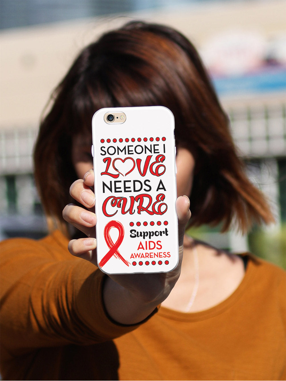 Someone I Love Needs a Cure - Aids Awareness Case