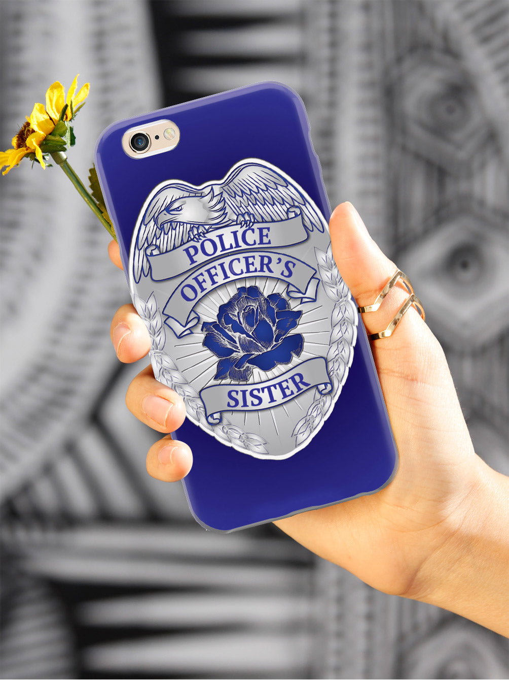 Police Officer's Sister Badge Case