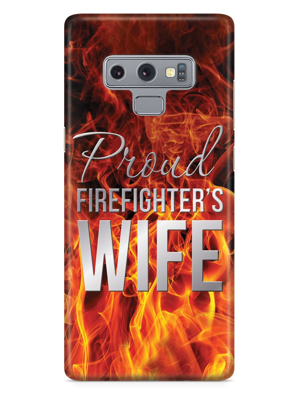 Proud Firefighter's Wife Flame Case