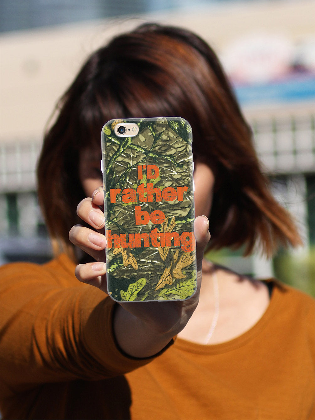 I'd Rather Be Hunting - Camouflage Pattern Case