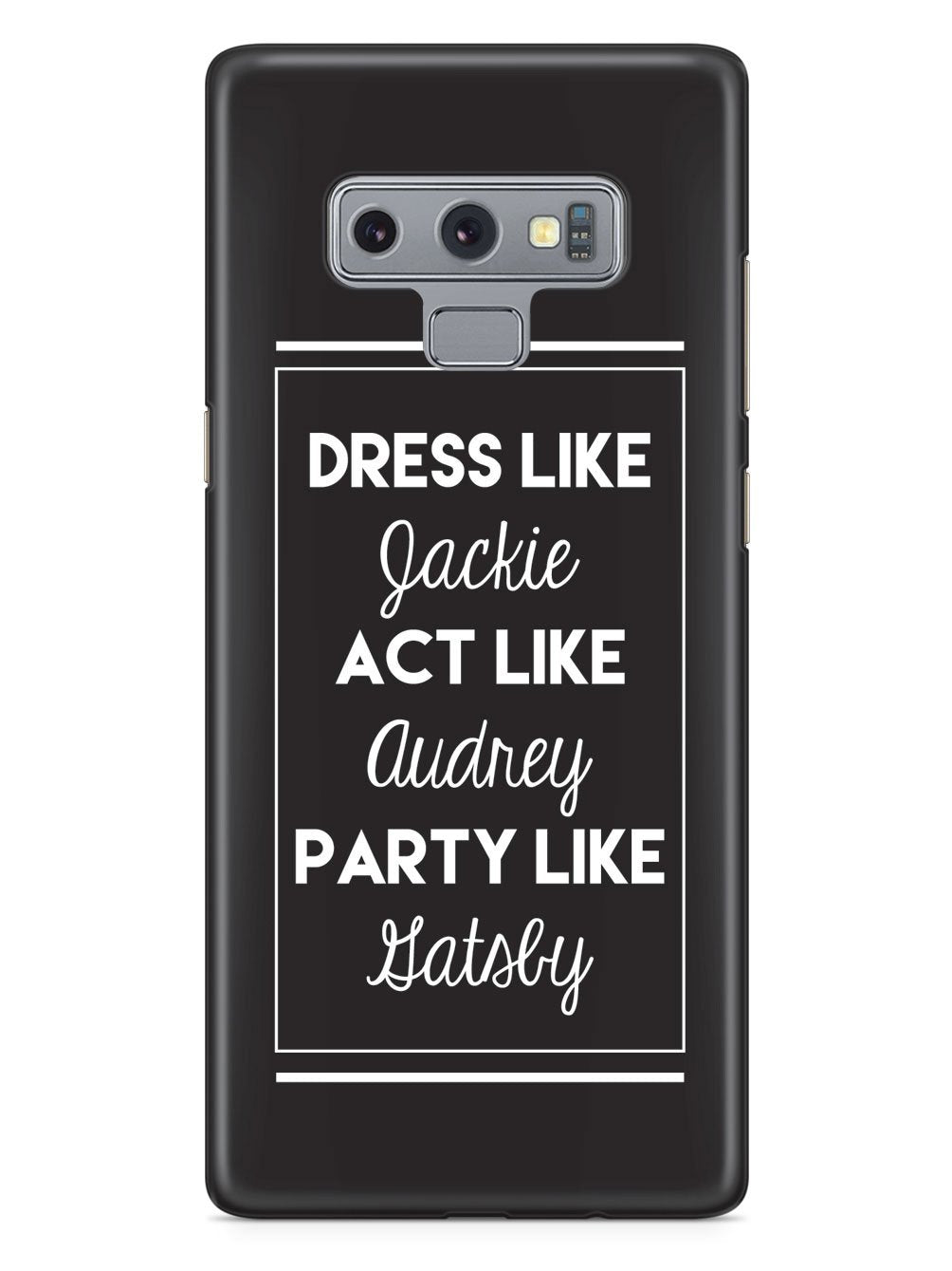 Jackie, Audrey, and Gatsby Case