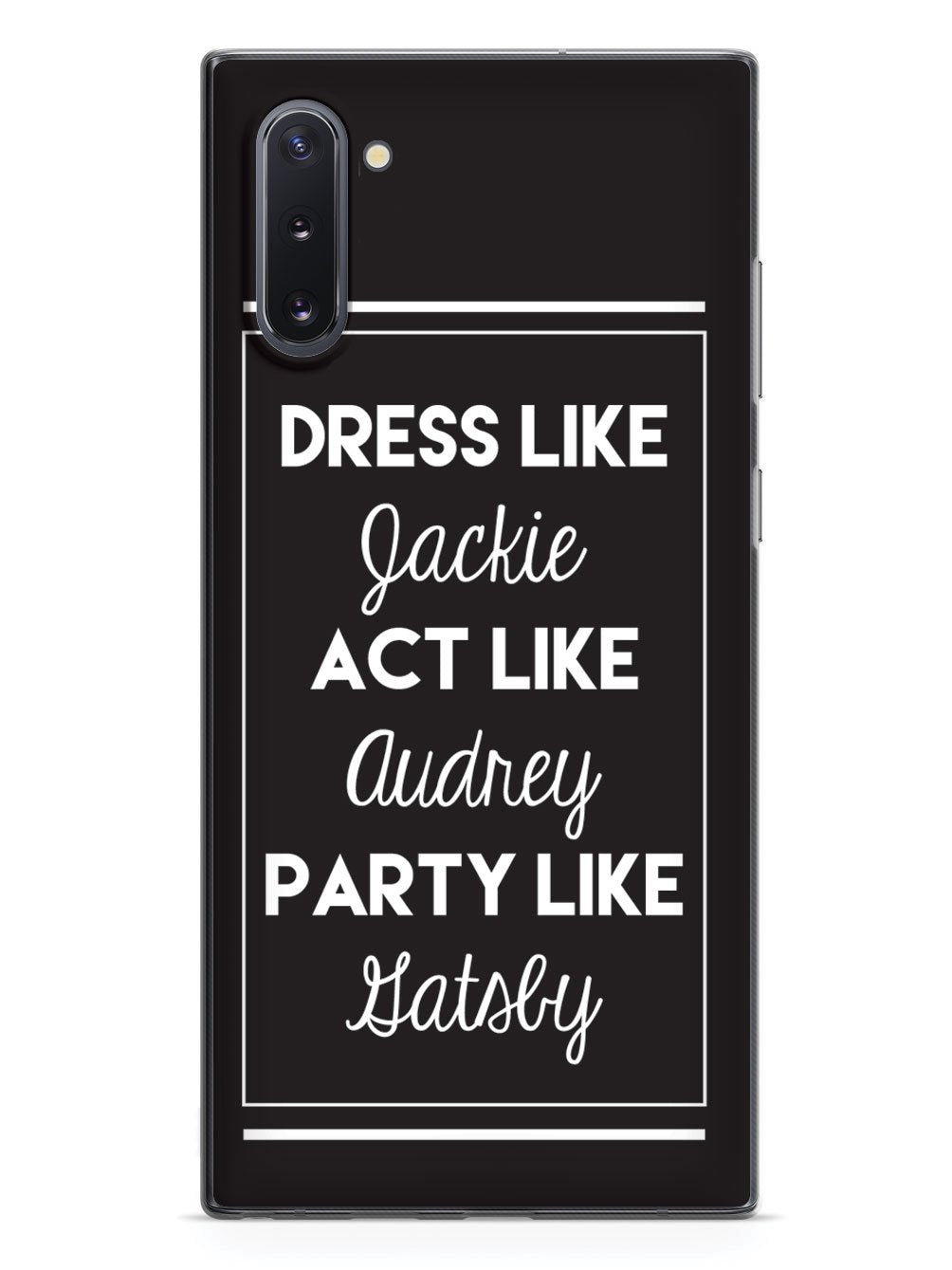 Jackie, Audrey, and Gatsby Case