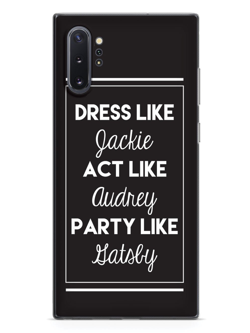 Jackie, Audrey, and Gatsby Case