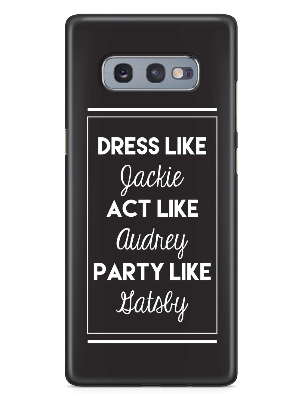 Jackie, Audrey, and Gatsby Case
