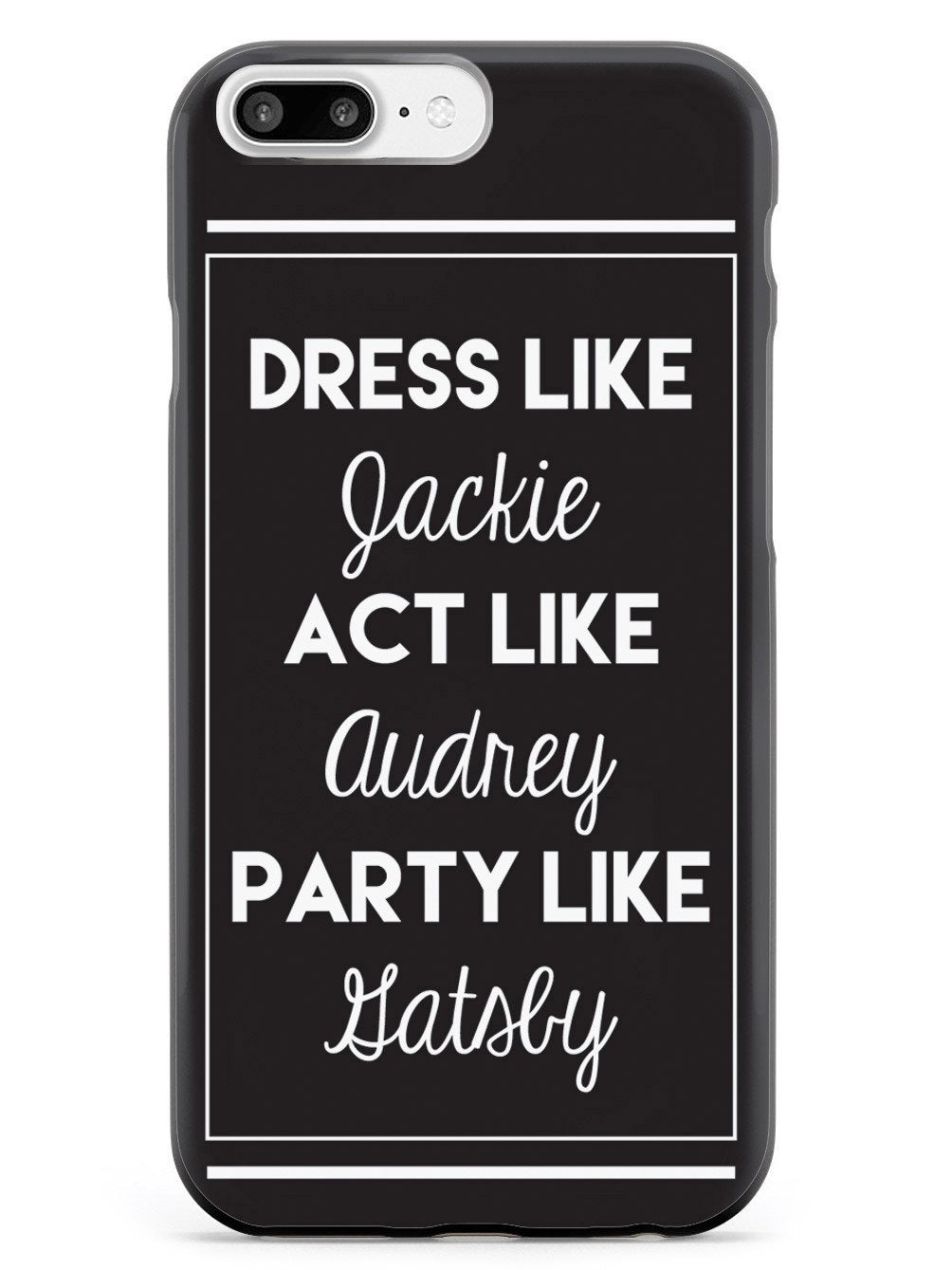 Jackie, Audrey, and Gatsby Case
