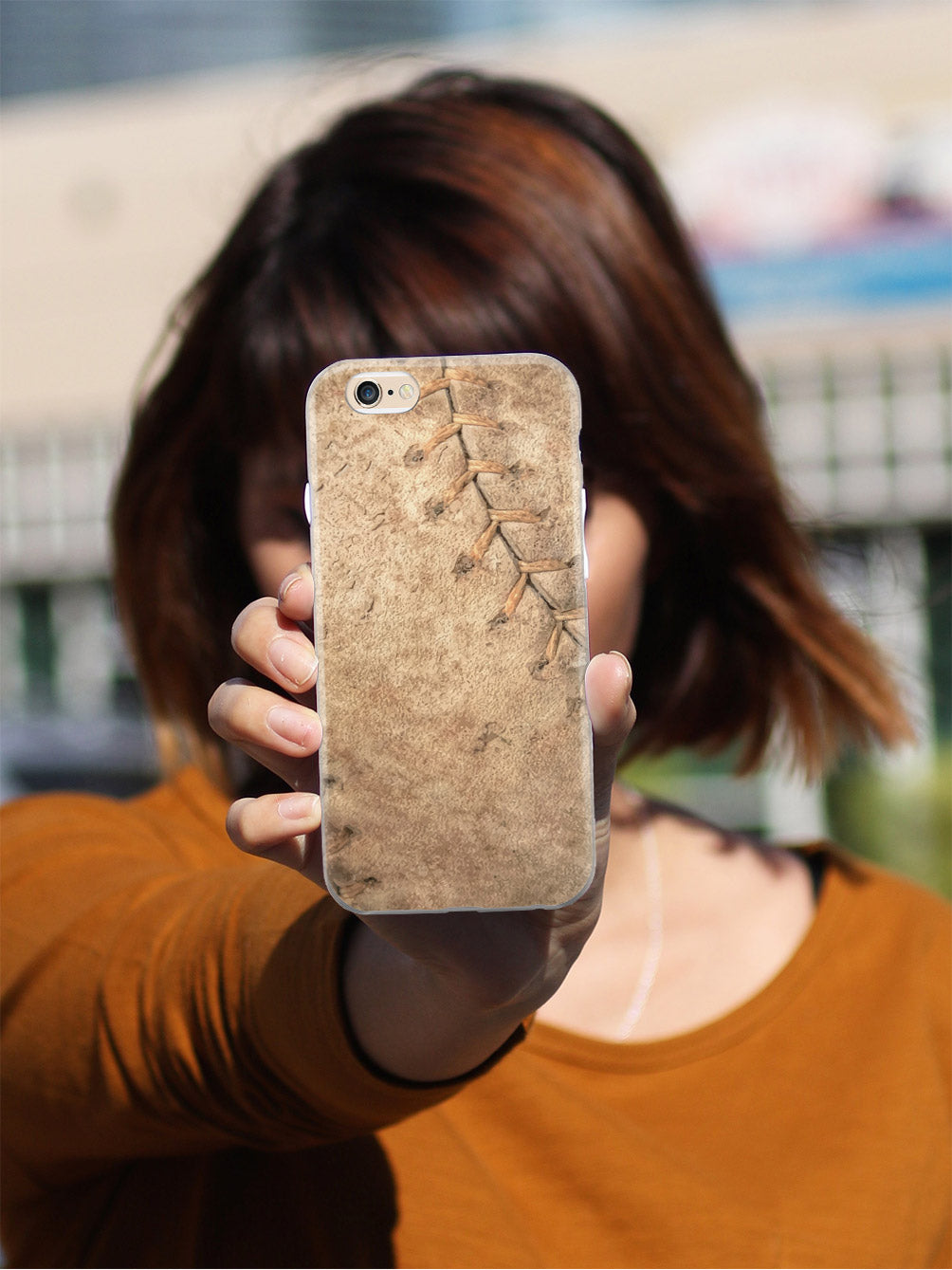 Vintage Baseball Texture Case