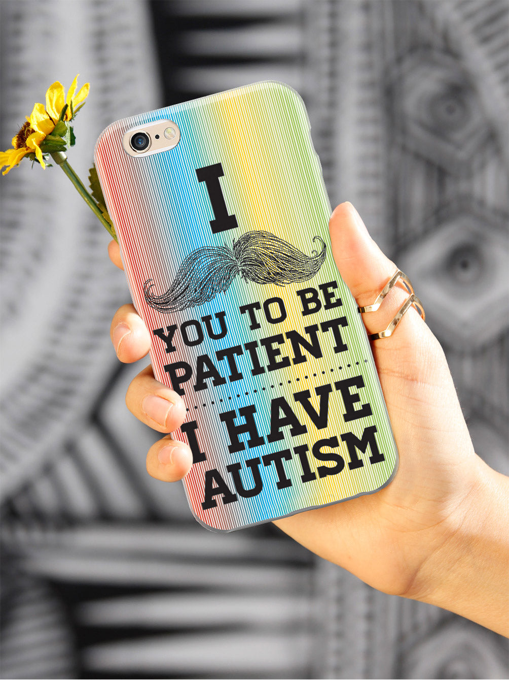 Mustache You to be Patient - I have Autism Case