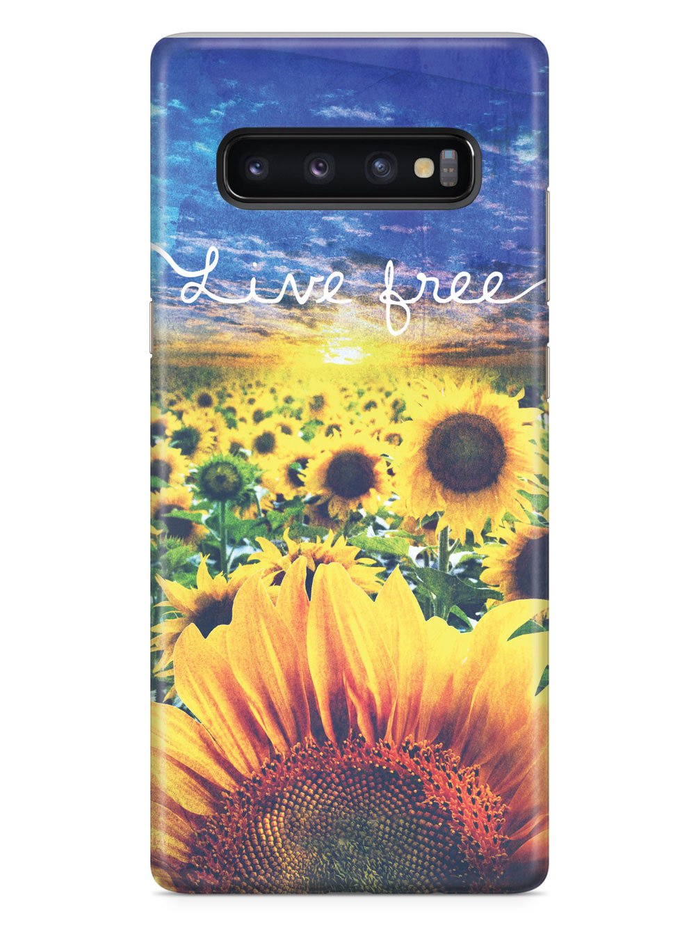 Live Free - Sunflower Field Case